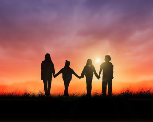 Family Silhouette composite - Strodie-Photography.co.uk - Portrait Photographer Gloucestershire