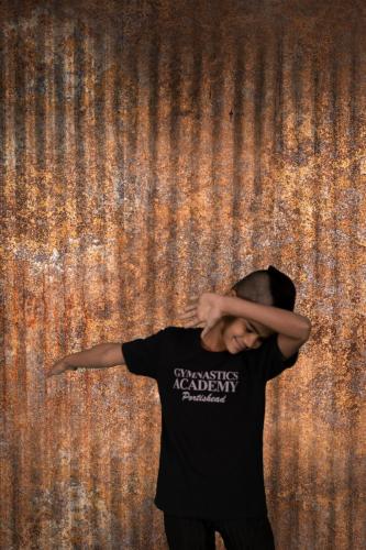 Boy dabbing iran background composite  - Strodie-Photography.co.uk - Portrait Photographer Gloucestershire